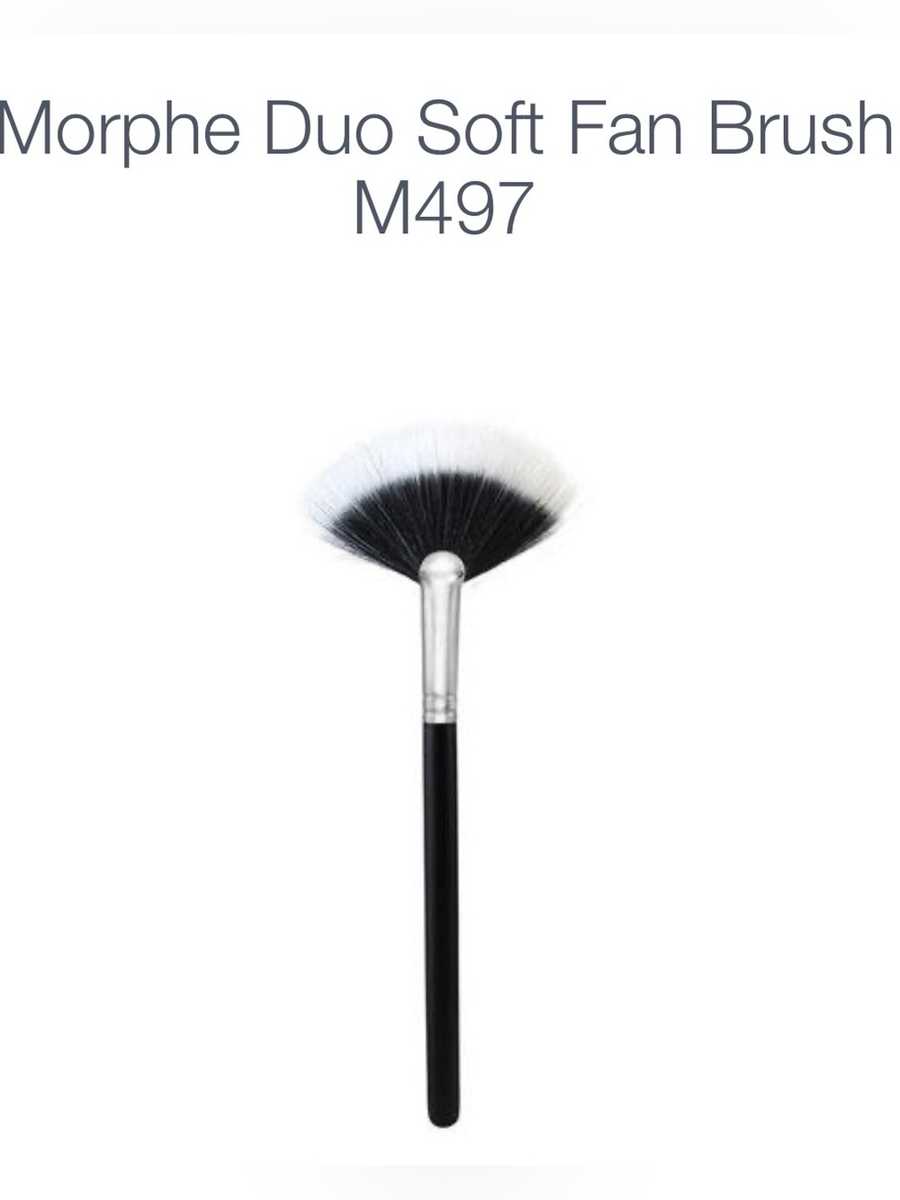 Morphe Duo Soft Fan Brush M497